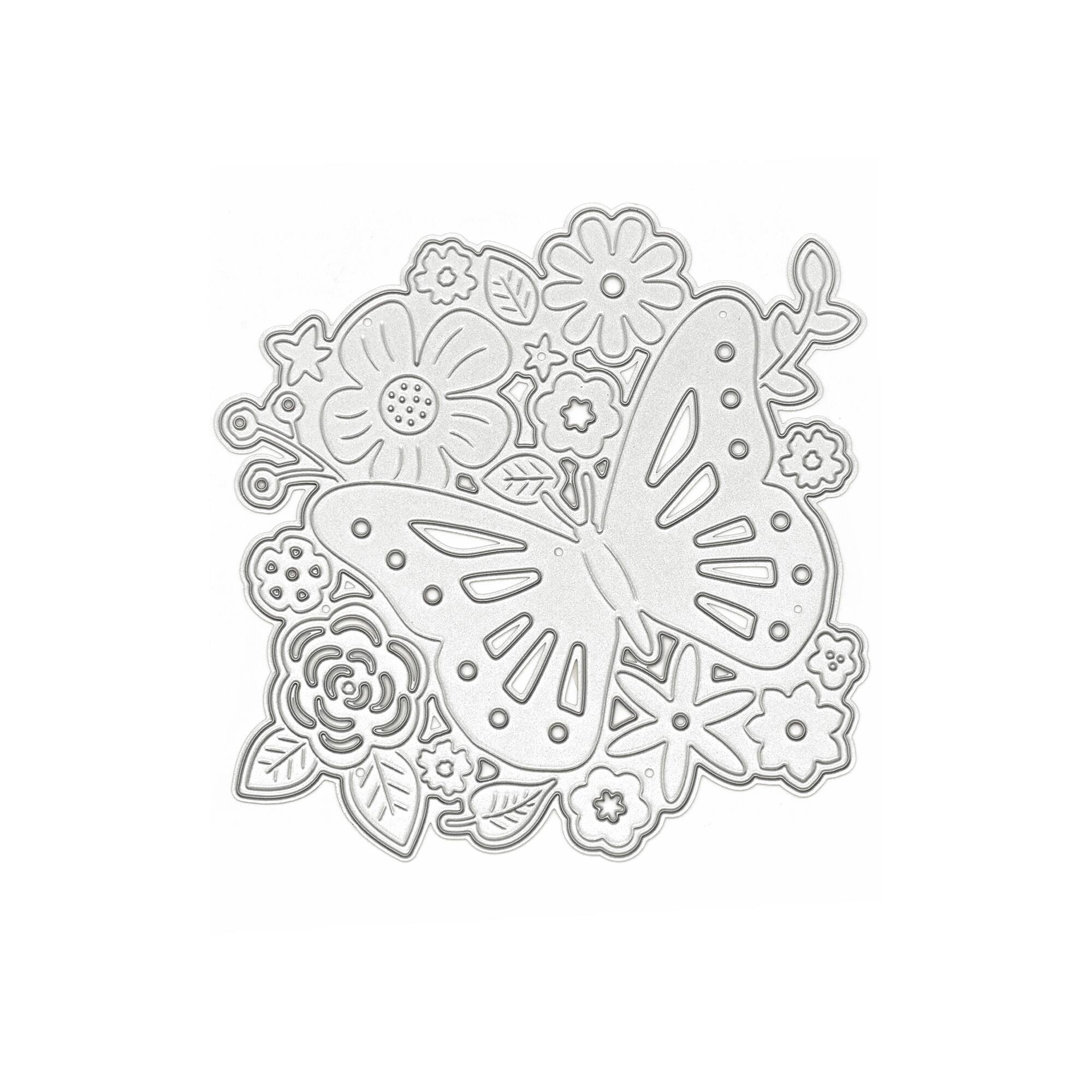 6 Pack: Butterfly & Flowers Cutting Die by Recollections™